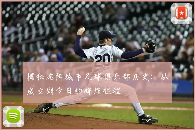 揭秘沈阳城市足球俱乐部历史：从成立到今日的辉煌征程